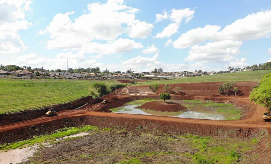 Parque urbano em Andirá