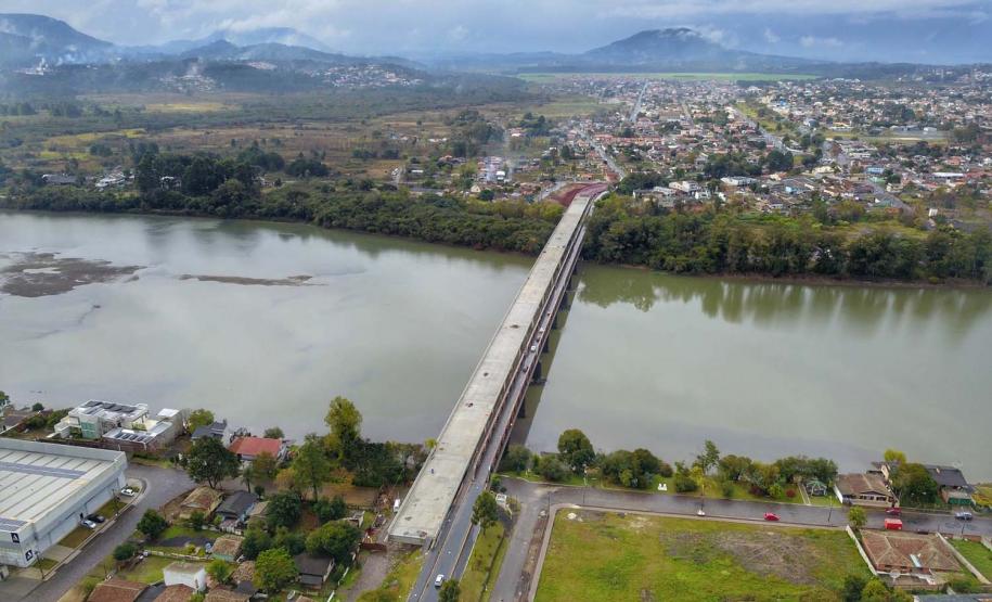 Ponte em  União da Vitória