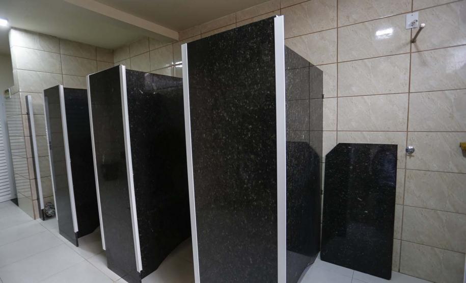 Reforma da rodoviárai da cidade de Guaraniaçu- Foto : Jonathan Campos / AEN