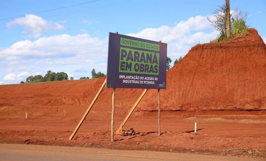 Em Pitanga, novos acessos às indústrias impulsionam o desenvolvimento