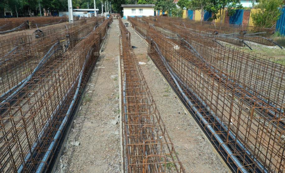Construção de túnel em Francisco Beltrão.