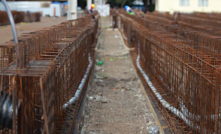Construção de túnel em Francisco Beltrão.
