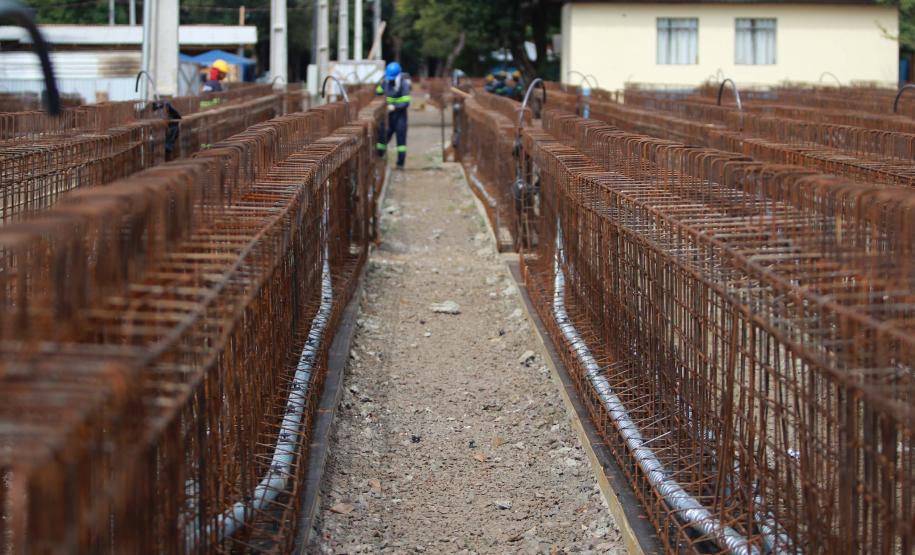 Construção de túnel em Francisco Beltrão.