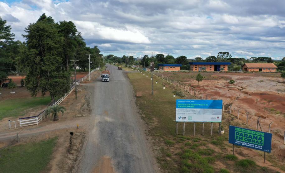 PR-364 entre Irati e São Mateus do Sul
