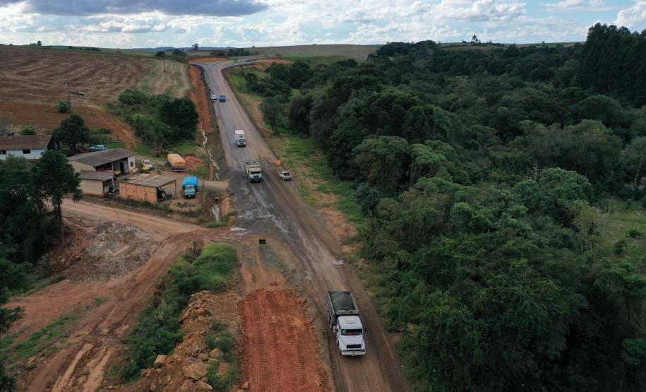 PR-364 entre Irati e São Mateus do Sul