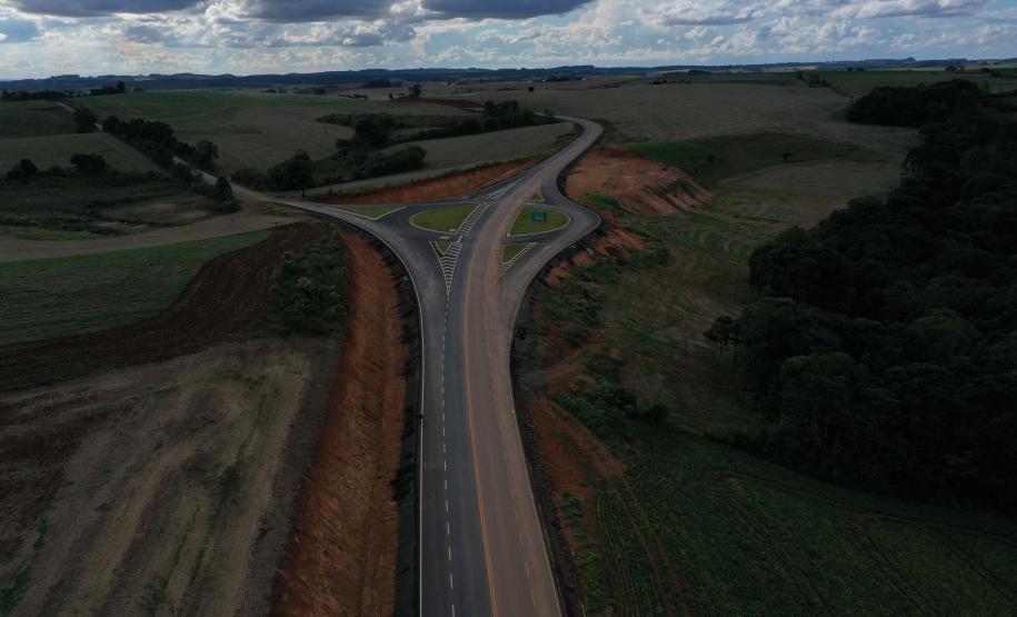 PR-364 entre Irati e São Mateus do Sul