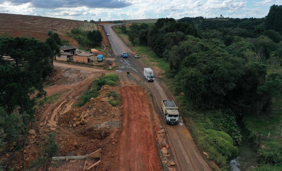 PR-364 entre Irati e São Mateus do Sul