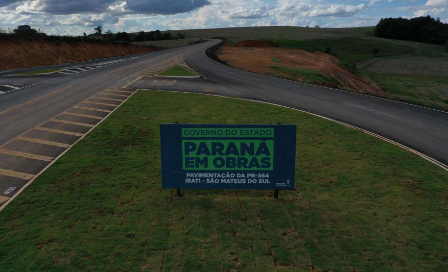 PR-364 entre Irati e São Mateus do Sul