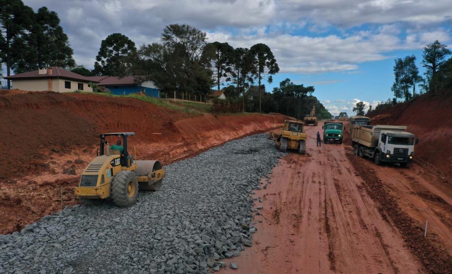 PR-364 entre Irati e São Mateus do Sul