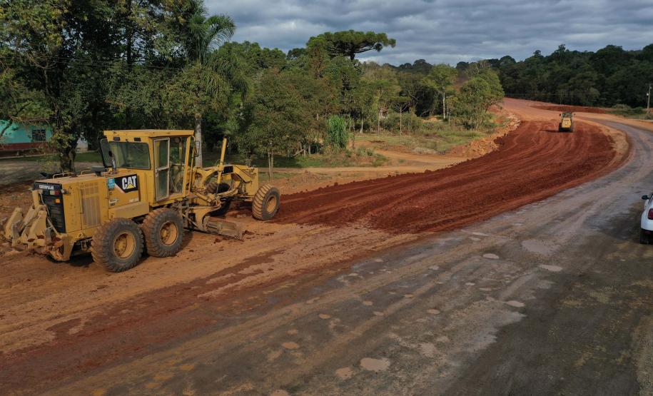 PR-364 entre Irati e São Mateus do Sul