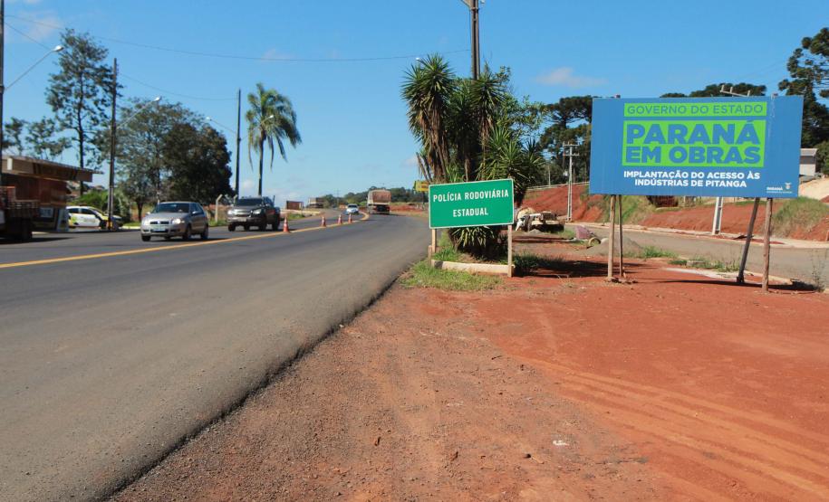 Acesso ao setor industrial de Pitanga